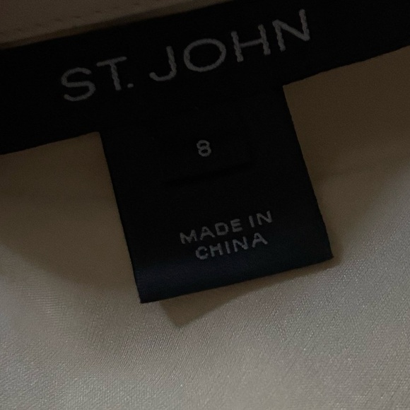 ST JOHN. 100% silk camisole butter yellow top size 8 - Picture 4 of 5